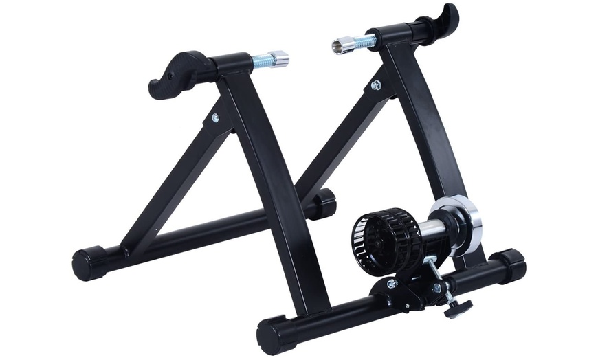 Image 22: HomCom Bike Trainer