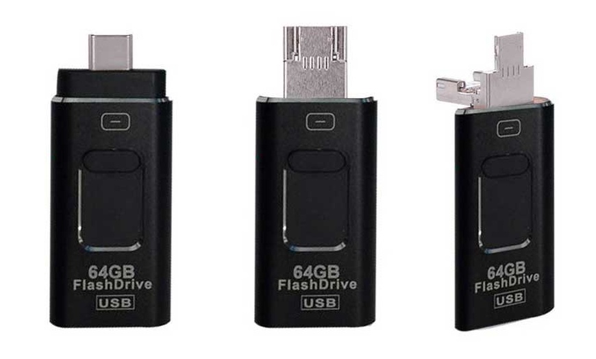 Image 3: 4-in-1 usb-stick met 64-128 GB