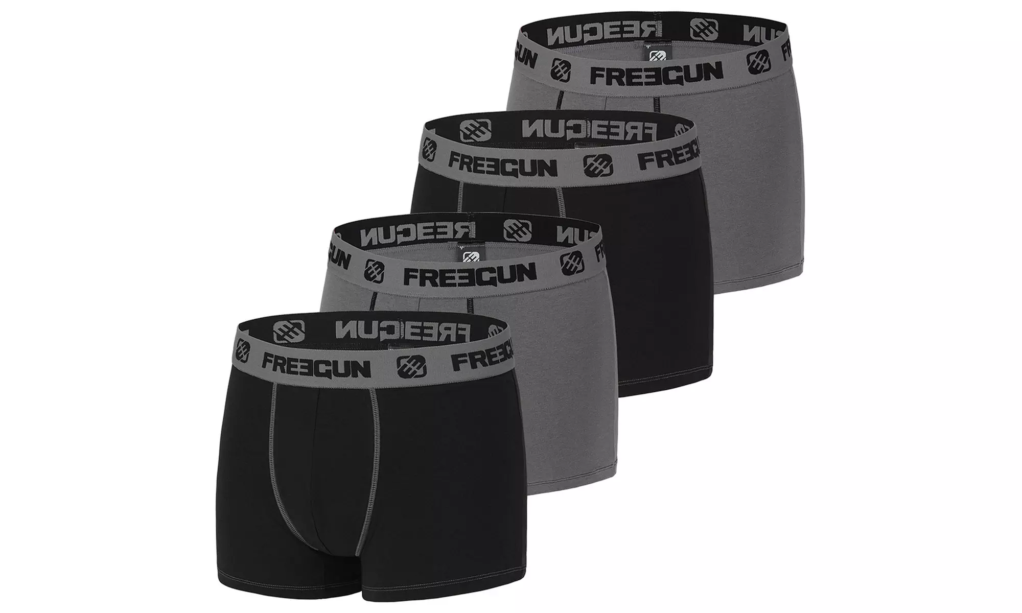 Pack di 4, 6 o 9 boxer da uomo Freegun