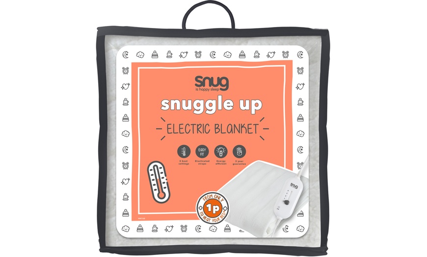 Image 4: Snug Snuggle Up Electric Blanket