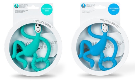 Matchstick Monkey Scimmiette danzanti gioco per la dentizione disponibili in vari colori 