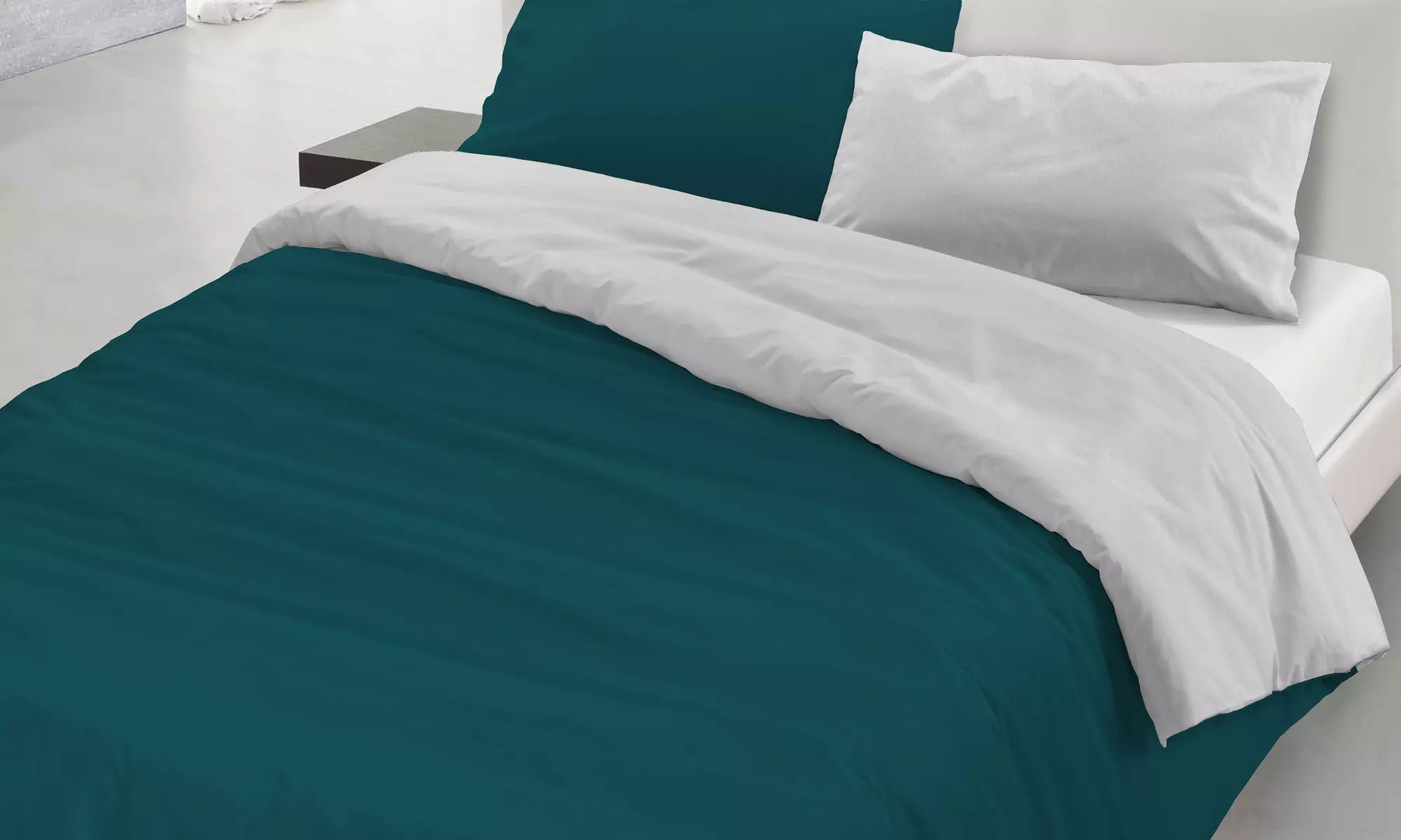 Ensemble housse de couette "Couleur naturelle"