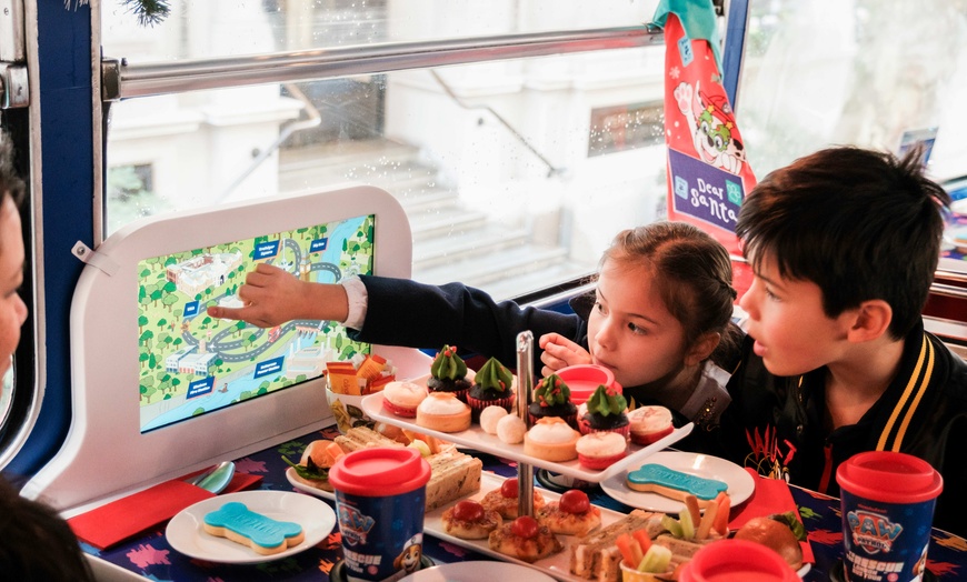 Image 2: Brigit’s Afternoon Tea: PAW Patrol London Bus Tour for Two or Four