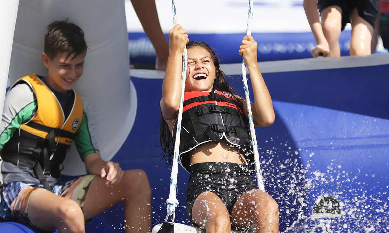 Aqua Park Entry with Wetsuit for 1, 2 or 4