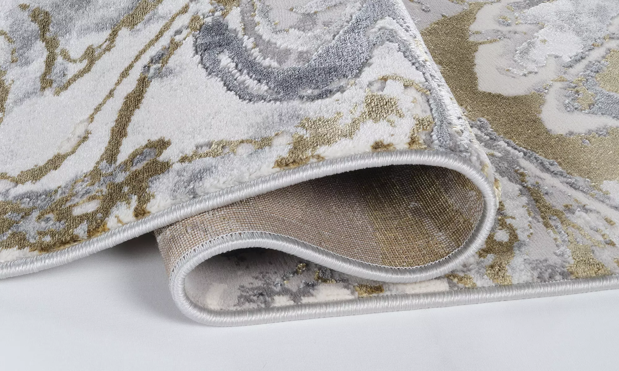 Modern Abstract Emperor Contemporary Thick Rug