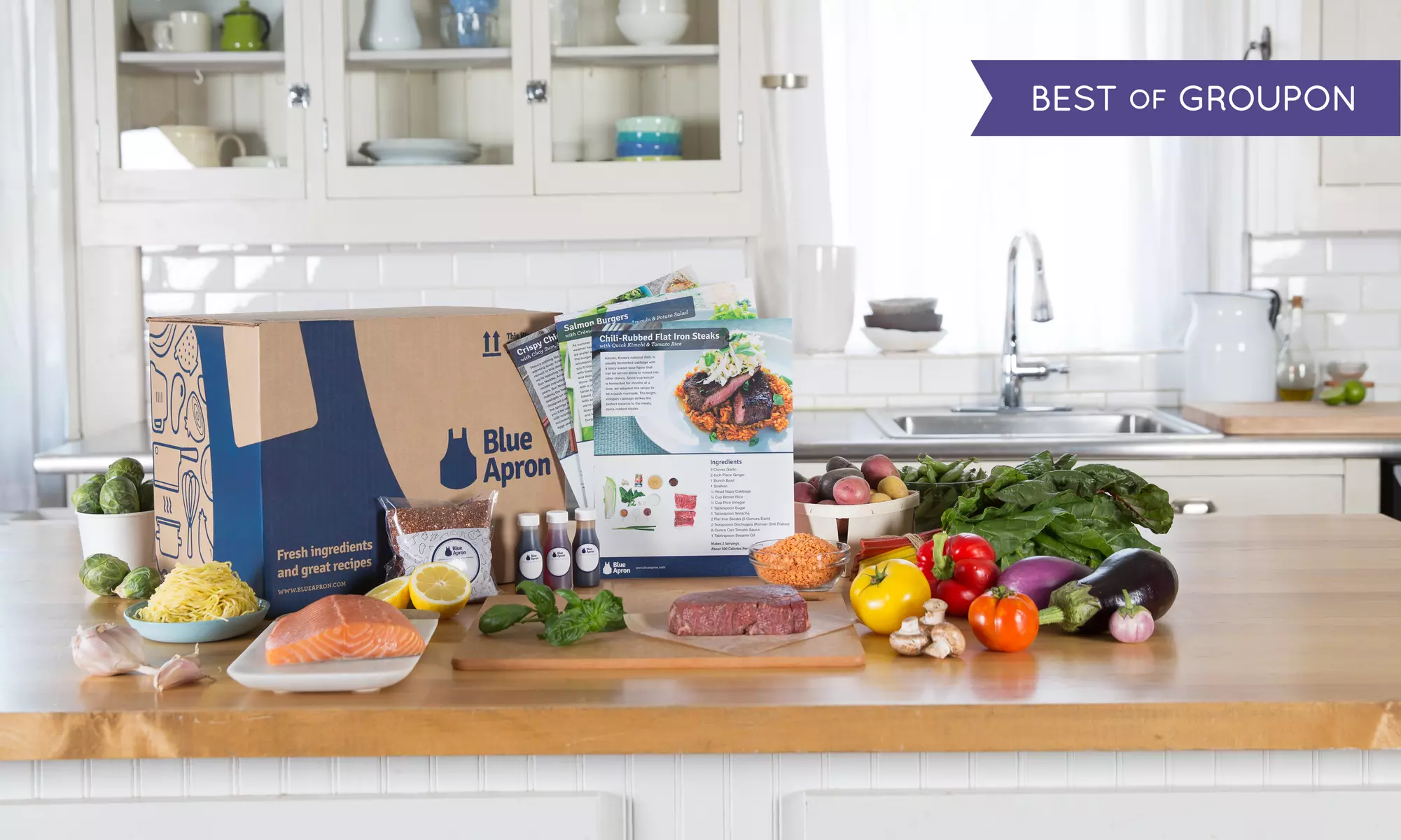 Delivered Meals for Two or for a Family, with Shipping from Blue Apron (Up to 35% Off) - Primary Image
