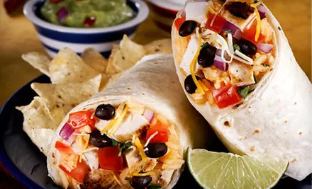 $5 for $10 Worth of Mexican Fare at Hot Harry’s Fresh Burritos. Three Locations Available. - Primary Image