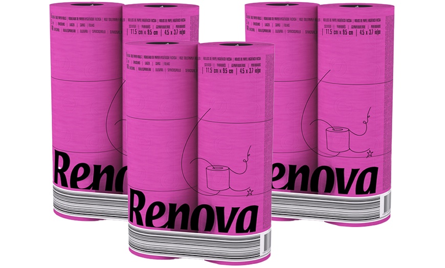 Image 4: Six Rolls of Renova Coloured Toilet Paper