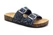Alexis Bendel Peggy Women Double Buckle Straps Sandals Flip Flop Platform Footbed Sandals - Second Medium
