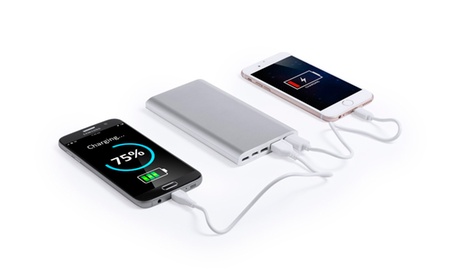 Powerbank da 10.000 mAh per ricaricare 2 dispositivi contemporaneamente