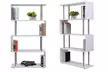 Homcom S-Shape Bookshelf - Image 2