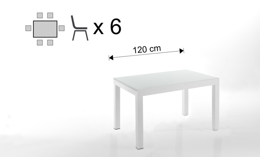 Image 16: Uitschuifbare eetkamertafel 'Long' van Tomasucci