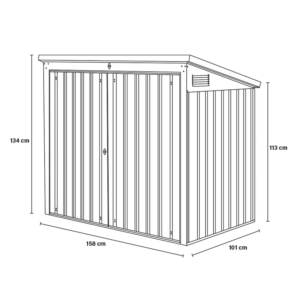 Home Deluxe Mülltonnenbox