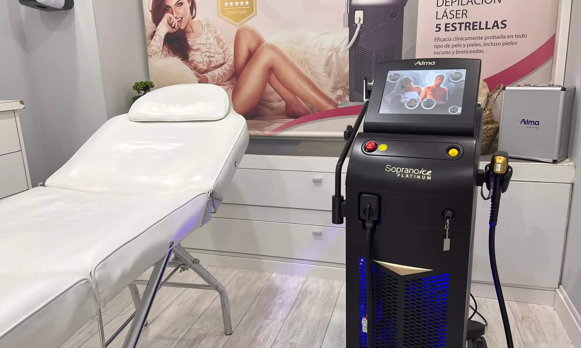 Hasta 7 sesiones de depilación láser unisex en una zona a elegir