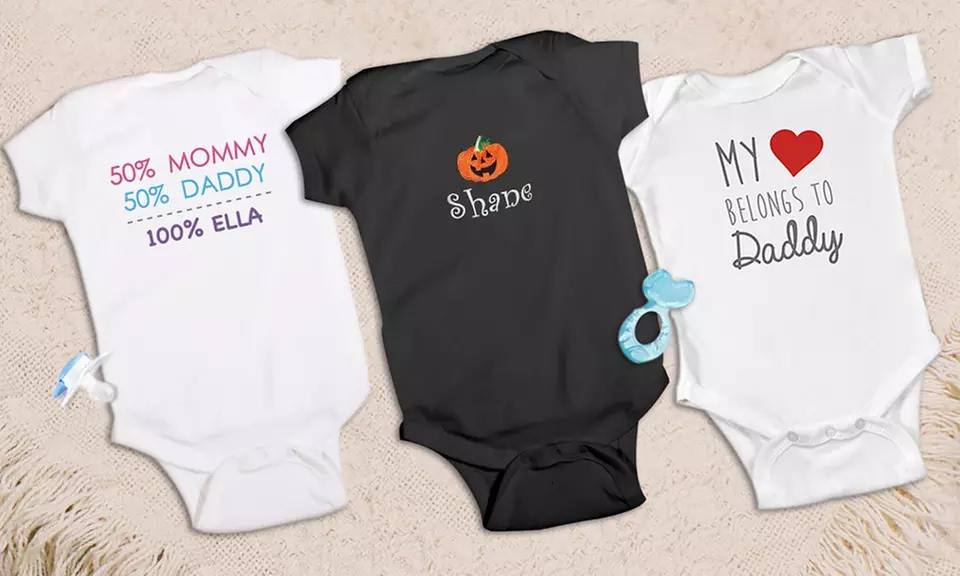 One or Two Personalized Infant Rompers from GiftsForYouNow.com (Up to 50% Off) - Primary Image