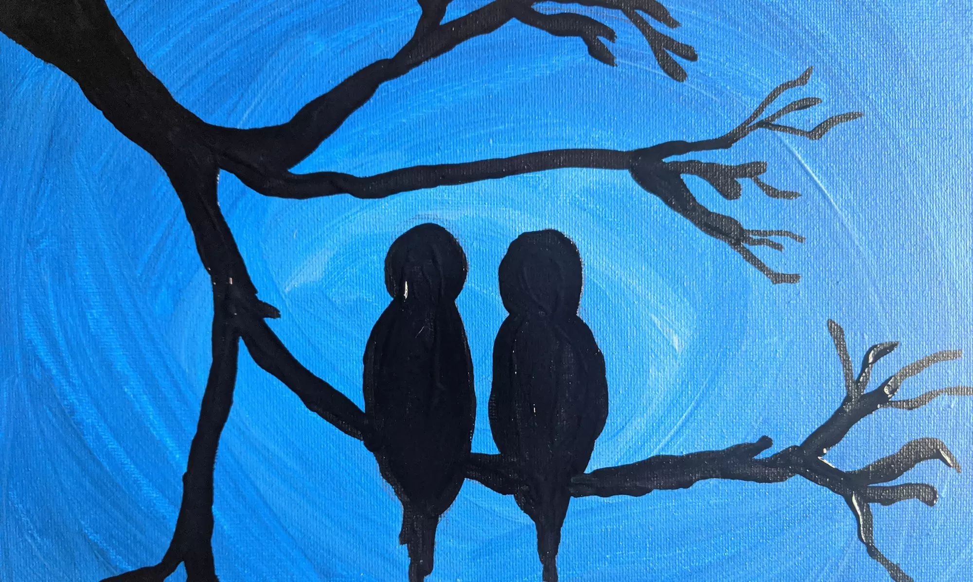 Three One-Hour Online Art Classes for One, or Online Paint Party Class from Smart with Art - Primary Image