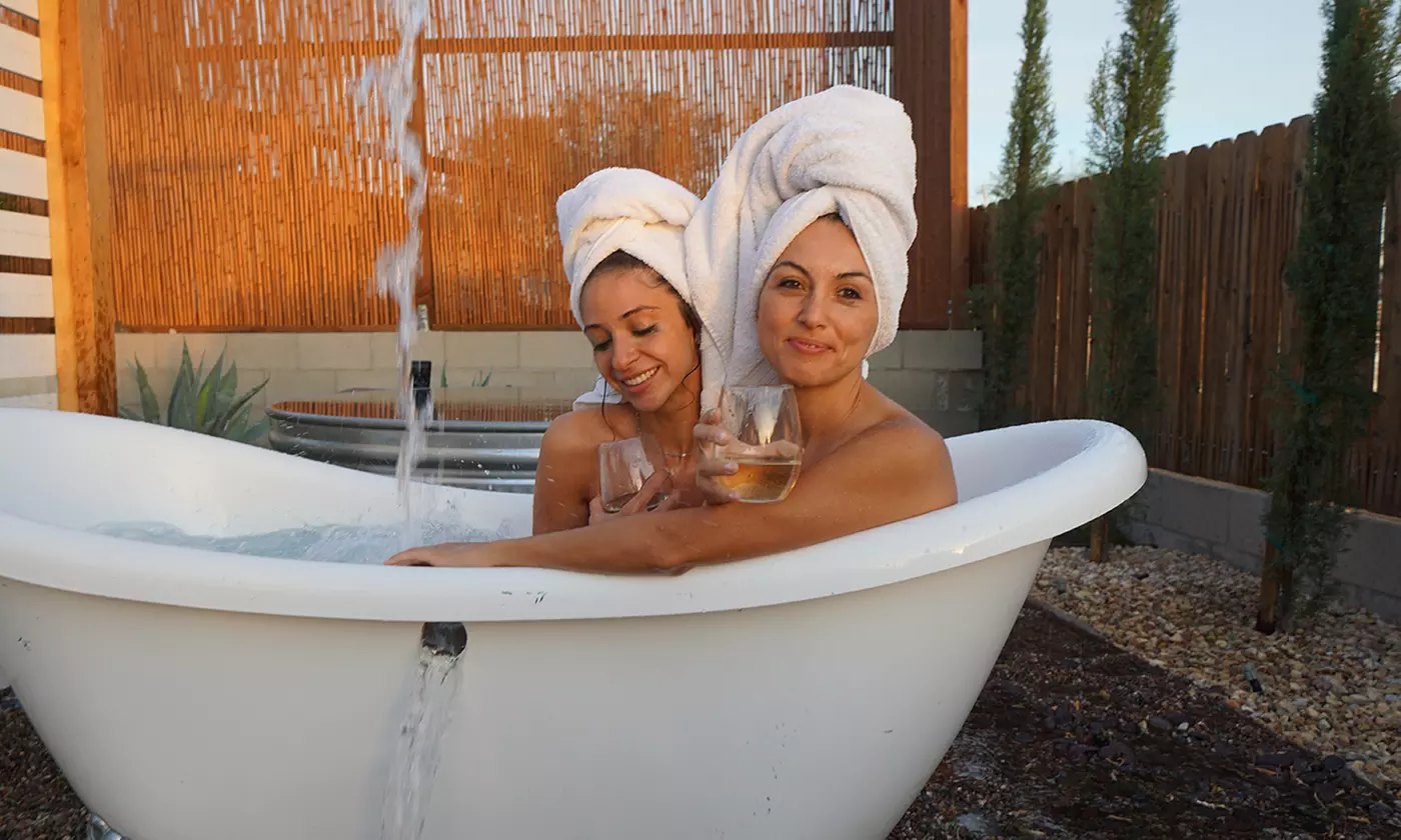 $199.99 for a CBD Couples Package with Massage or Facial and Mineral Springs Access at The O Spa ($400 Value) - Primary Image