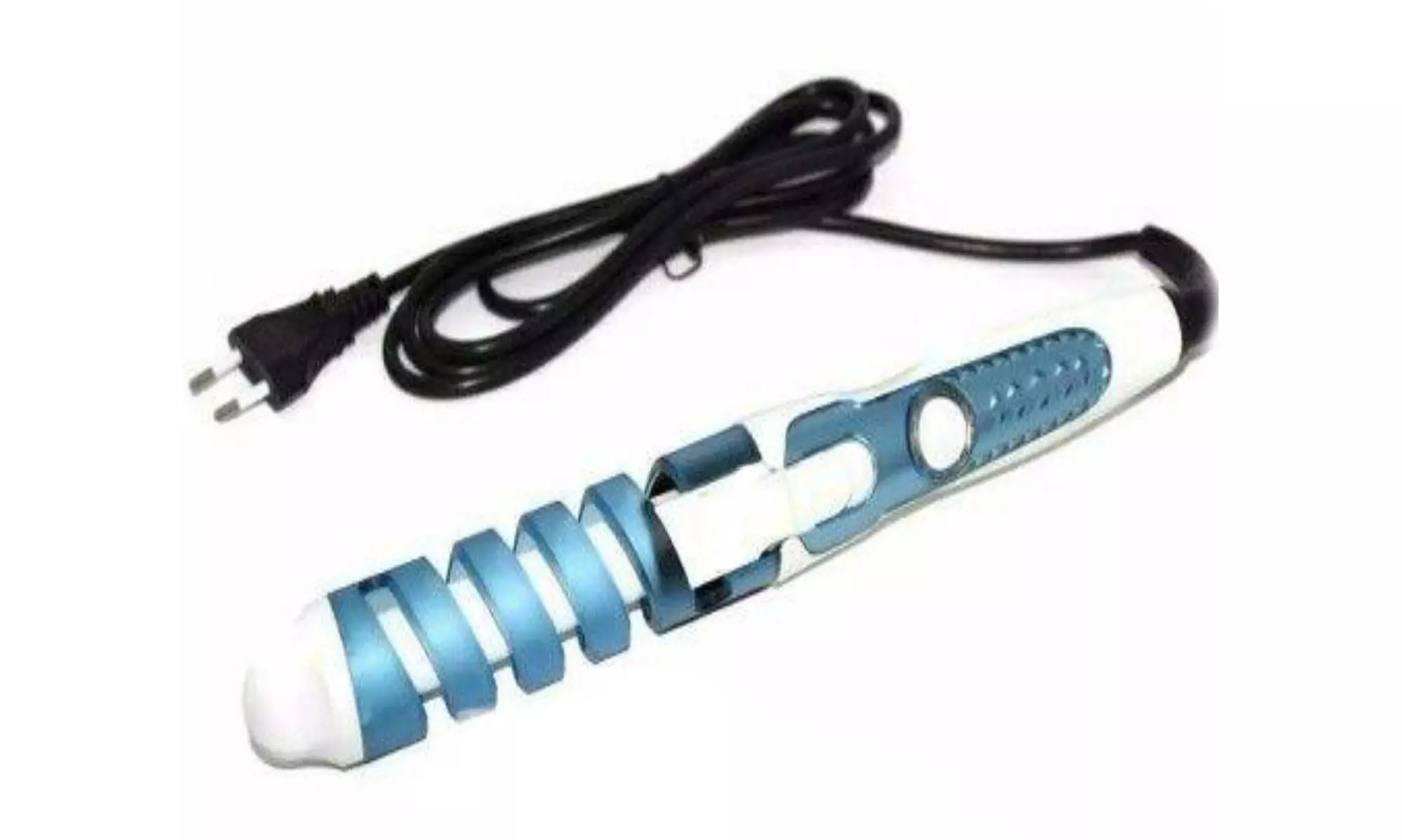 Pro Anti-scalded Electric Ceramic Hair Curler Spiral Hair Roller Curling Iron Wand - Second Medium