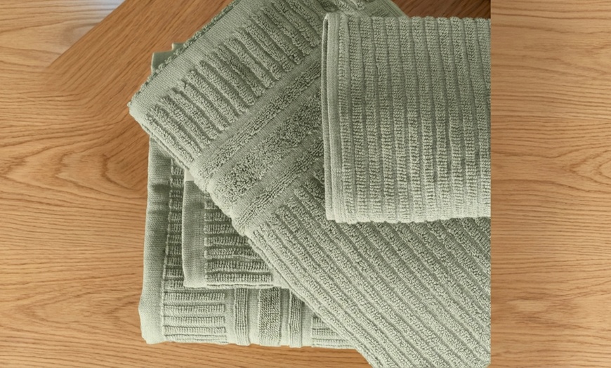 Image 16: Ensemble de 5 serviettes en coton