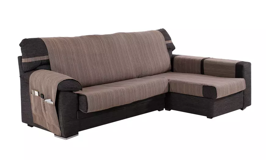Image 4: Cubre sofá chaise longue Ribera