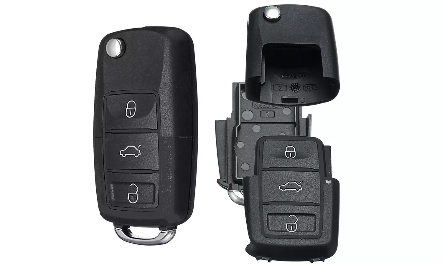 One, Two or Three Car Key Safe Stash Car Fobs