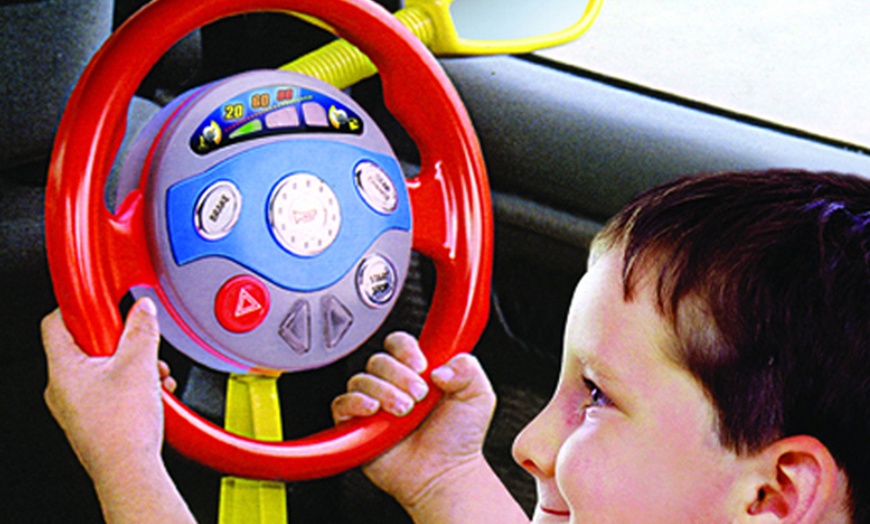 Up To 50% Off Kids Backseat Steering Wheel Toy | Groupon