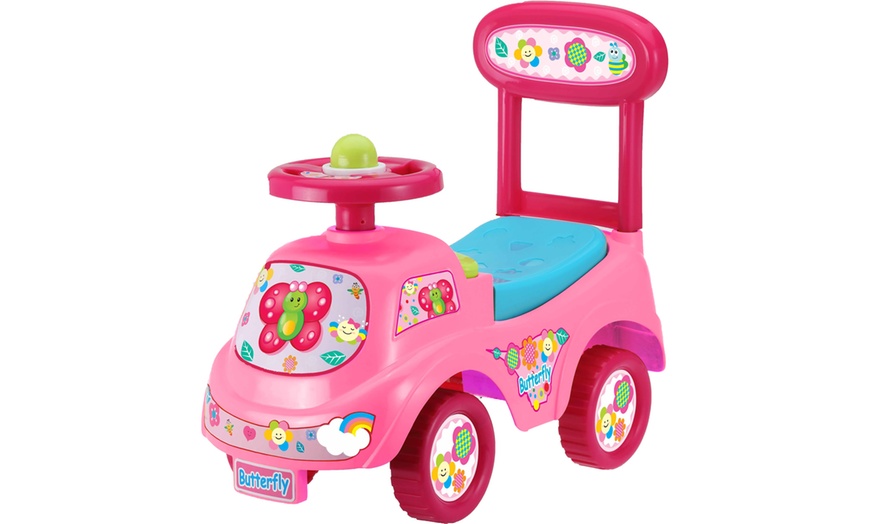 Image 2: Push-Along Sit-On Ride-On Toy