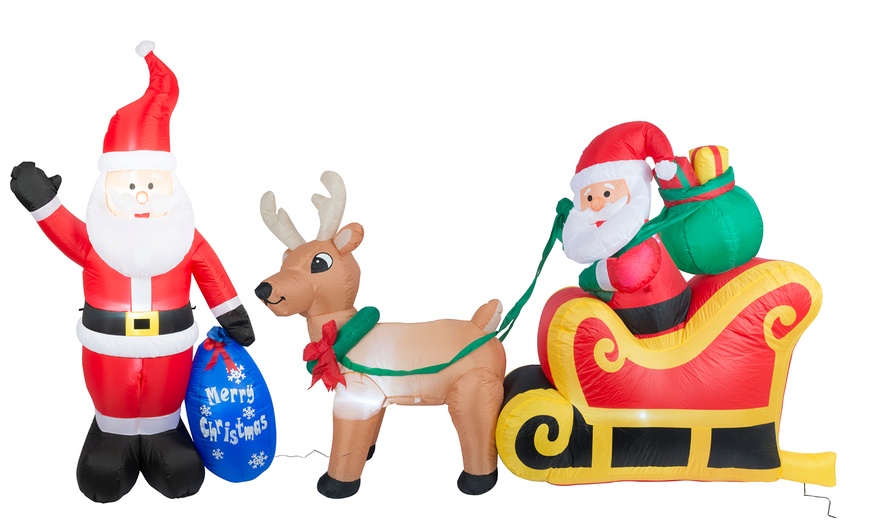 Aufblasbare Weihnachtsfiguren | Groupon