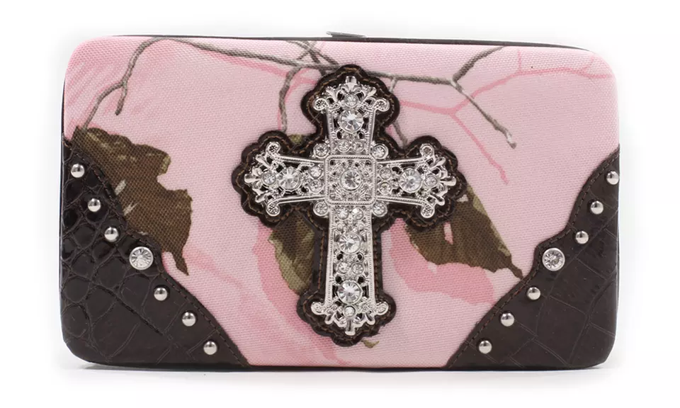 Realtree Women's Isabella Camouflage Cross Wallets - Second Medium