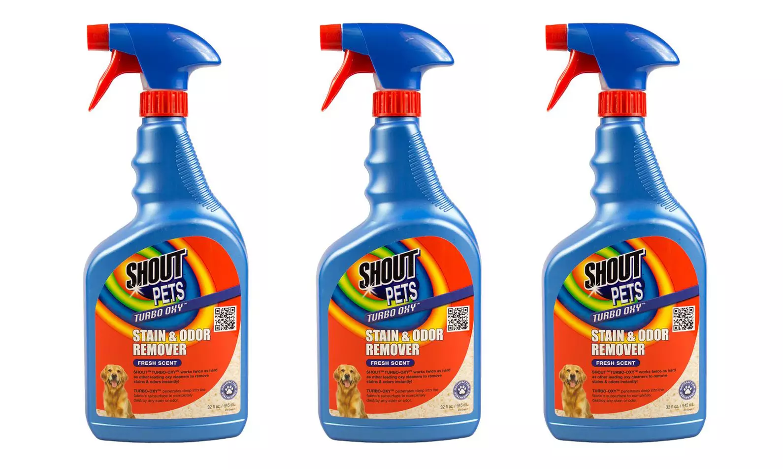 Shout Pets Turbo Oxy Stain and Odor Remover (2- or 3-Pack) - Primary Image