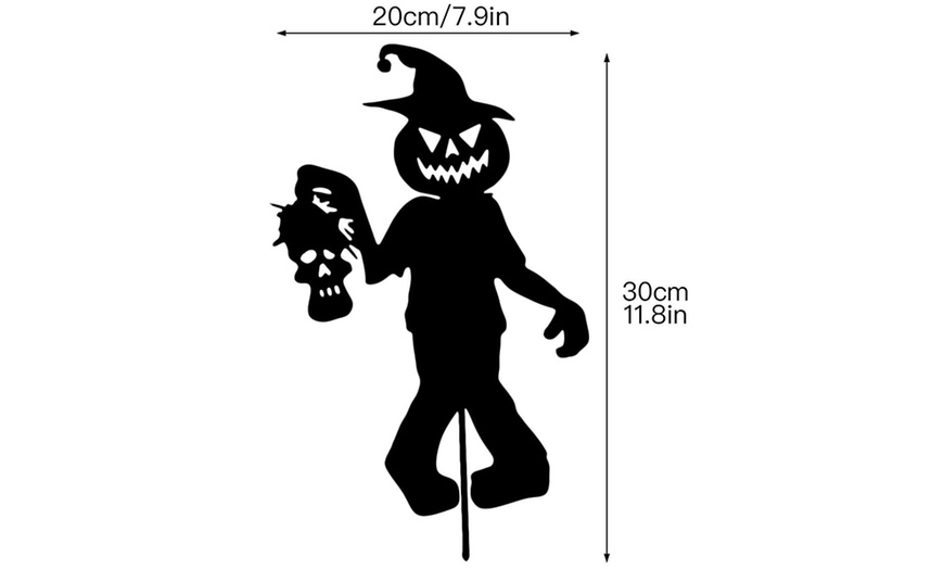 Image 14: Halloween Little Sinister Garden Pile Silhouette