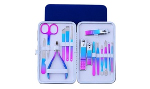 15-Piece Rainbow Manicure Set