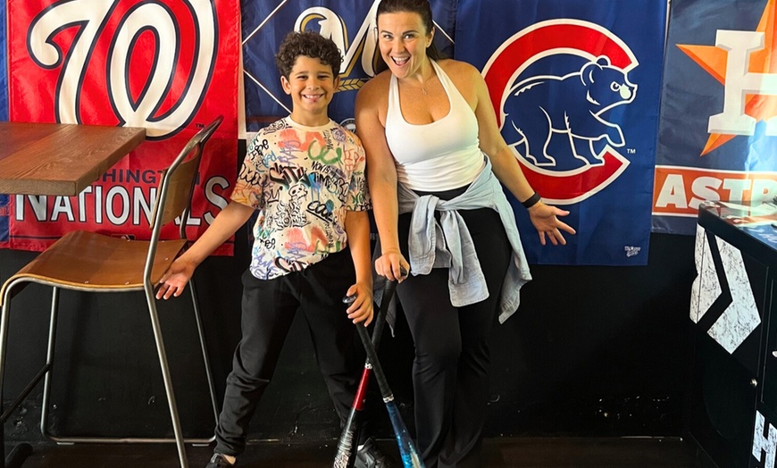 Image 9: Interactive Baseball Experience & 5-in-1 Games Access at 1st Base Bar