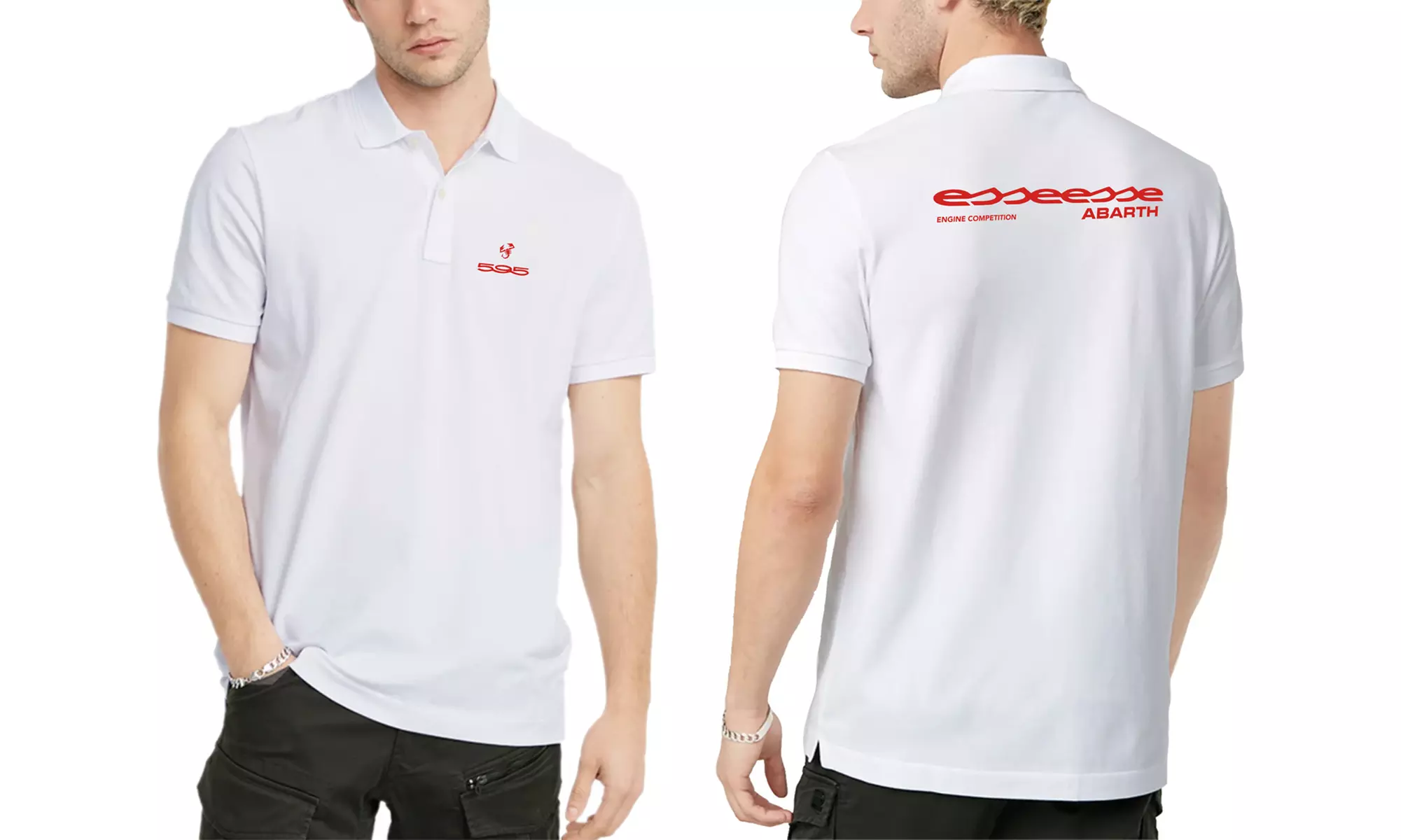 Abarth katoenen polo