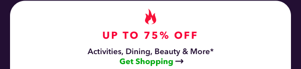 Up to 75% Off