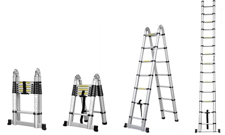 Echelle Télescopique 2,6 / 3,8 /ou 4,4 Mètres,, avec hauteurs modulables