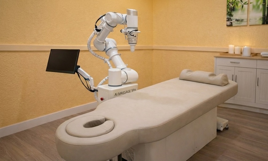 Image 8: 70-Minute AI and Therapist Hybrid Massage with Red Light Recovery