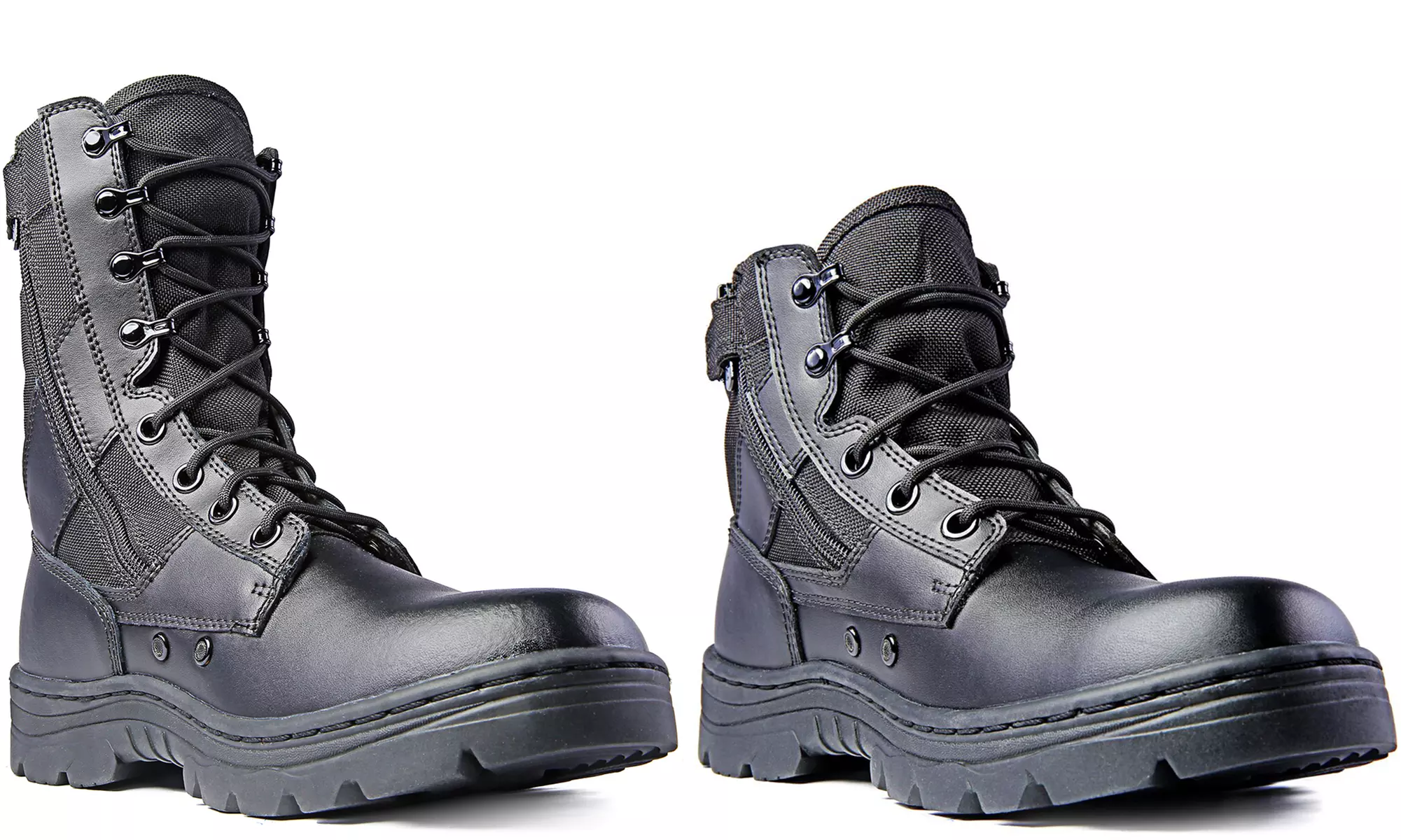 Ridge Footwear Men's Military-Style Leather Boots - Primary Image