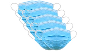 50-Pack of Disposable Face Mask