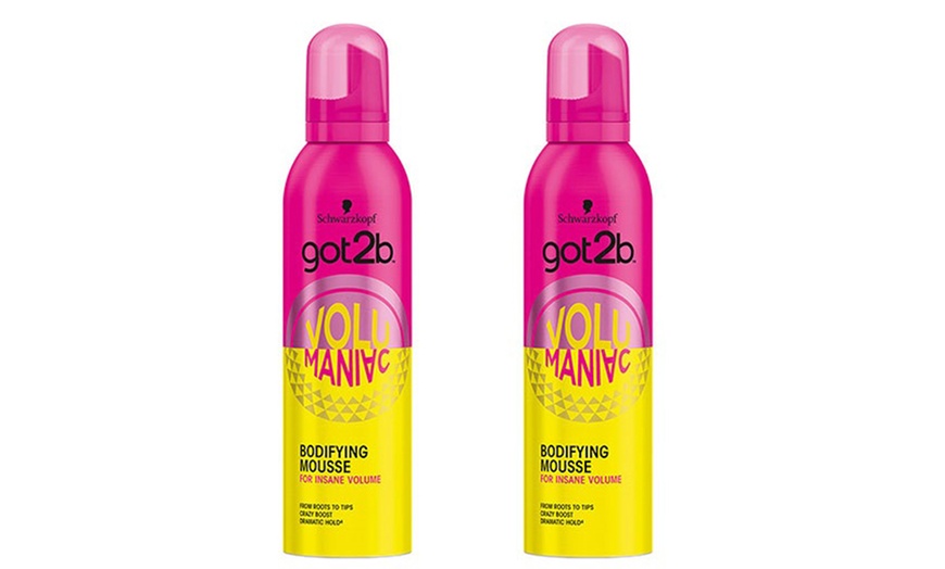 Image 2: 1 o 2 Schwarzkopf Volumaniac Bodifying Mousse effetto volume