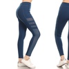 Image 3: JVINI Women's Active Sheer Mesh-Panel Leggings with Pockets