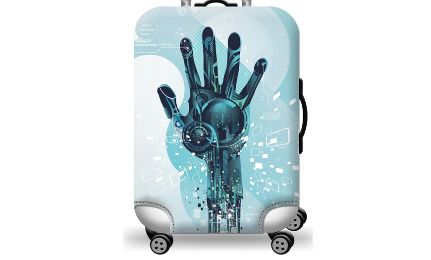 Image 4: Printed Luggage Cover