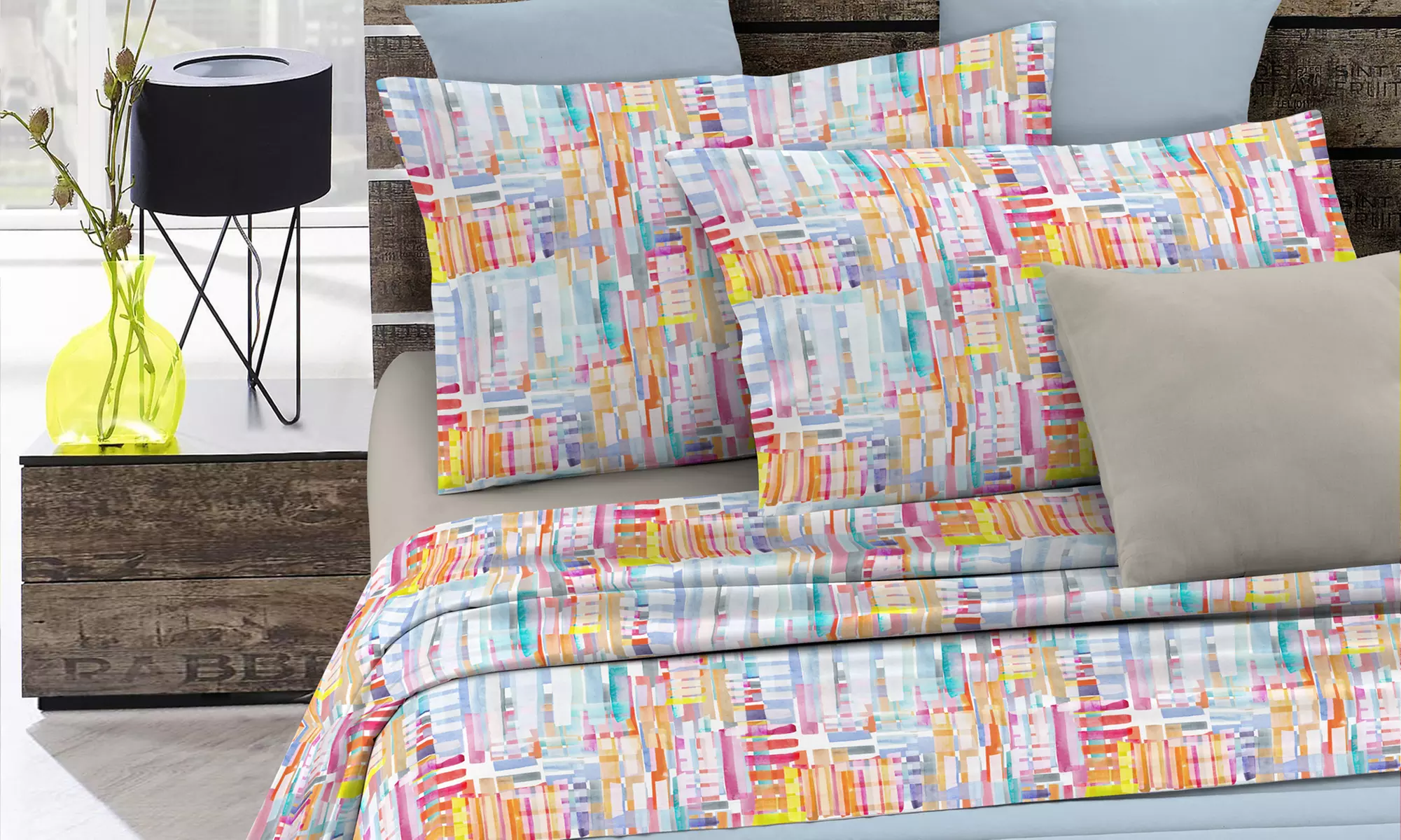 Completo letto Fashion no stiro Made in Italy