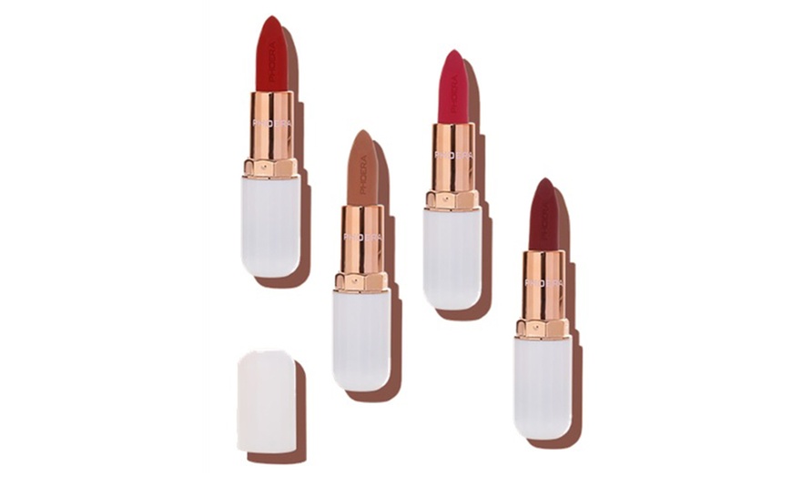 Image 2: 1 or 12 Phoera Absolute Matte Lipsticks