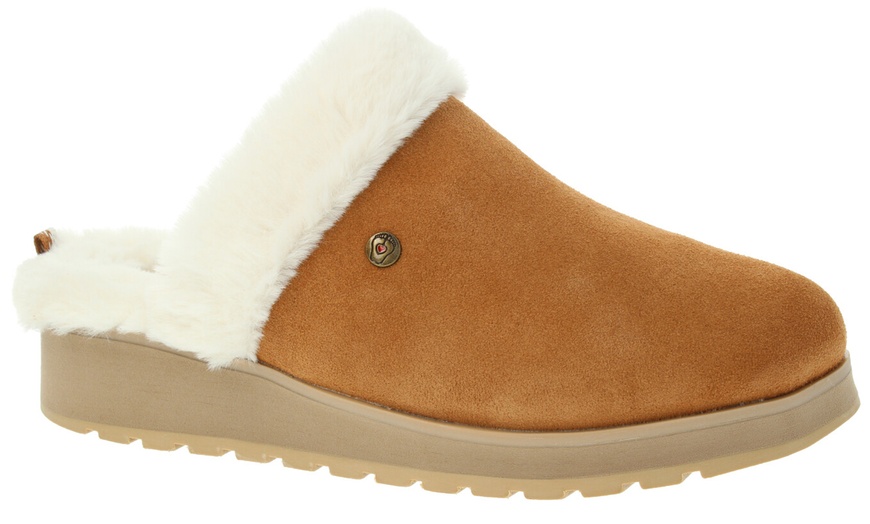 Image 10: Skechers Faux-Fur-Lined Slippers