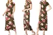 Acting Pro Women's Short-Sleeve Side-Slit Maxi Dress. Plus Sizes Available. - Image 7