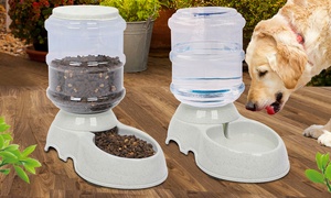 Pet Water Bowl and Food Feeder 