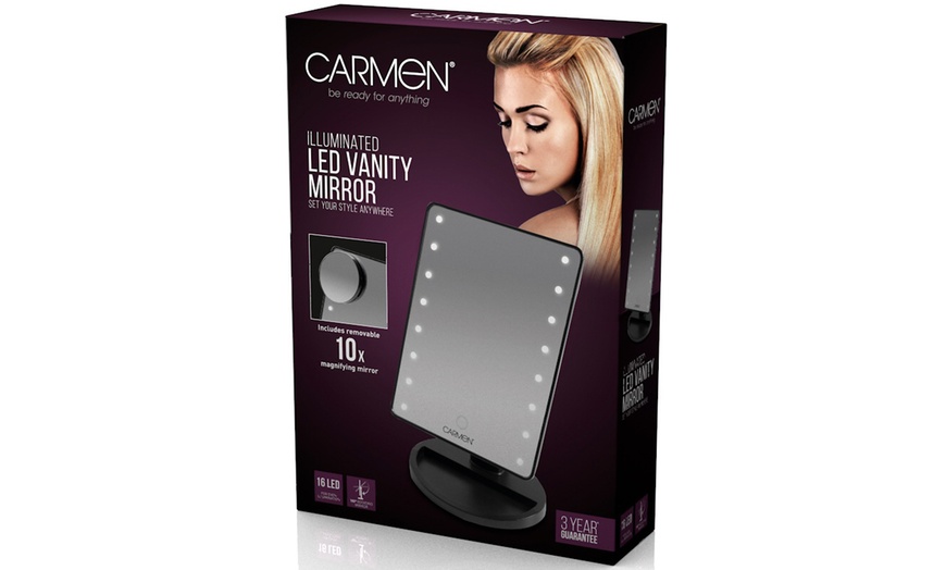 Image 4: Carmen LED Illuminated Mirror