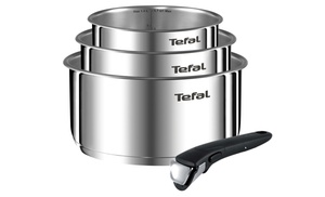 Tefal Ingenio Emotion Four-Piece Stainless Steel Induction Pan Set