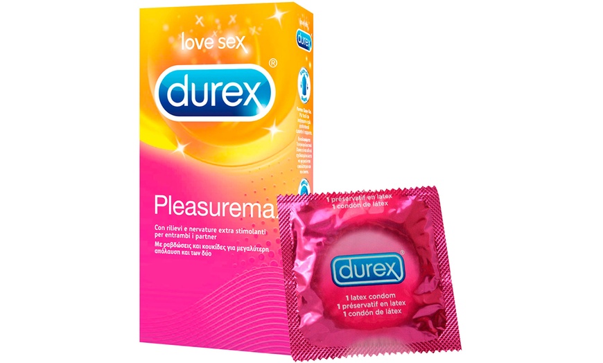 Image 1: Preservativi Durex Pleasuremax